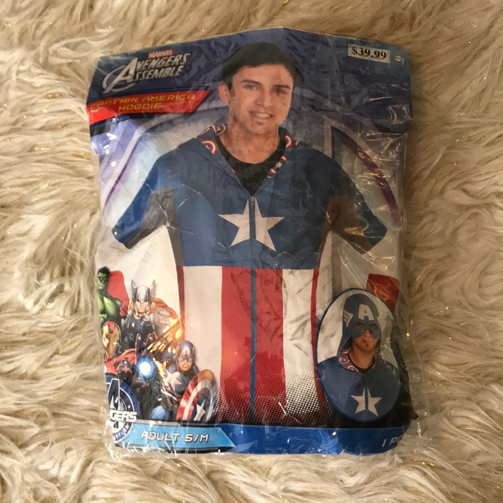 Marvel Captain America costume hoodie